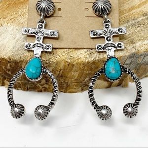 Western Squash Blossom Earrings